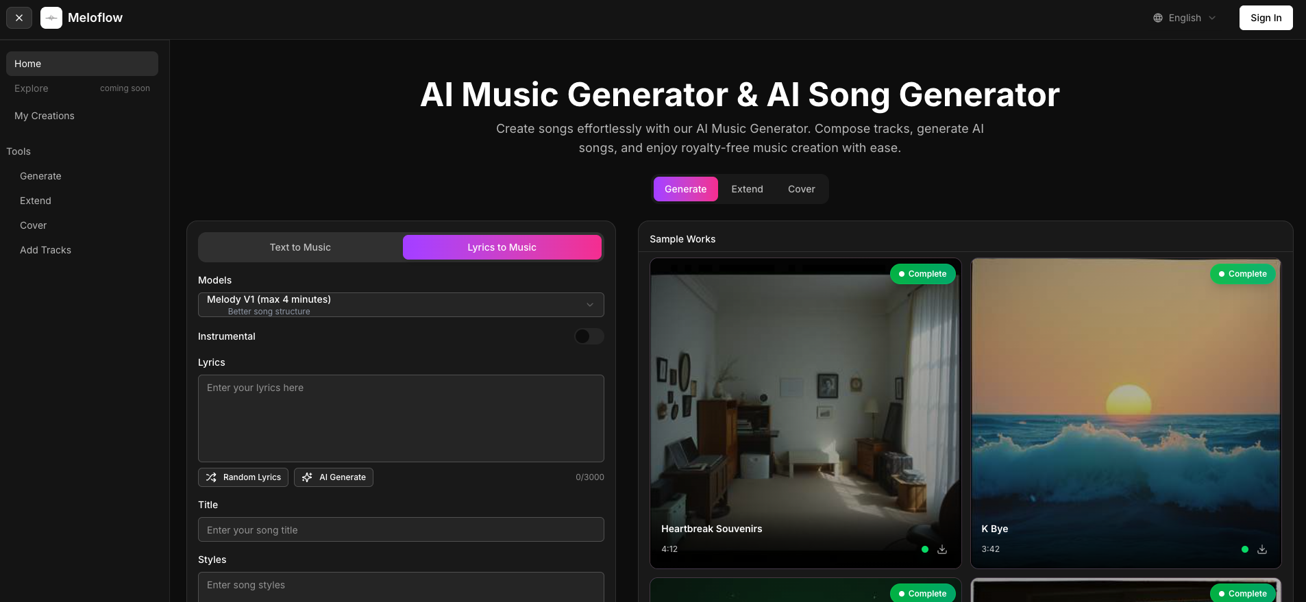 Professional-Grade AI Song Generator Technology